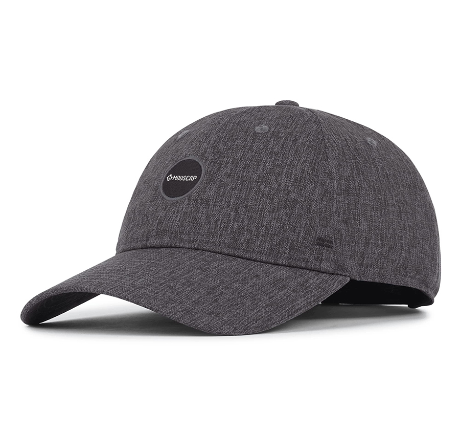 帽子定制灰色上街时尚棒球帽平绣logo鸭舌帽透气舒适帽